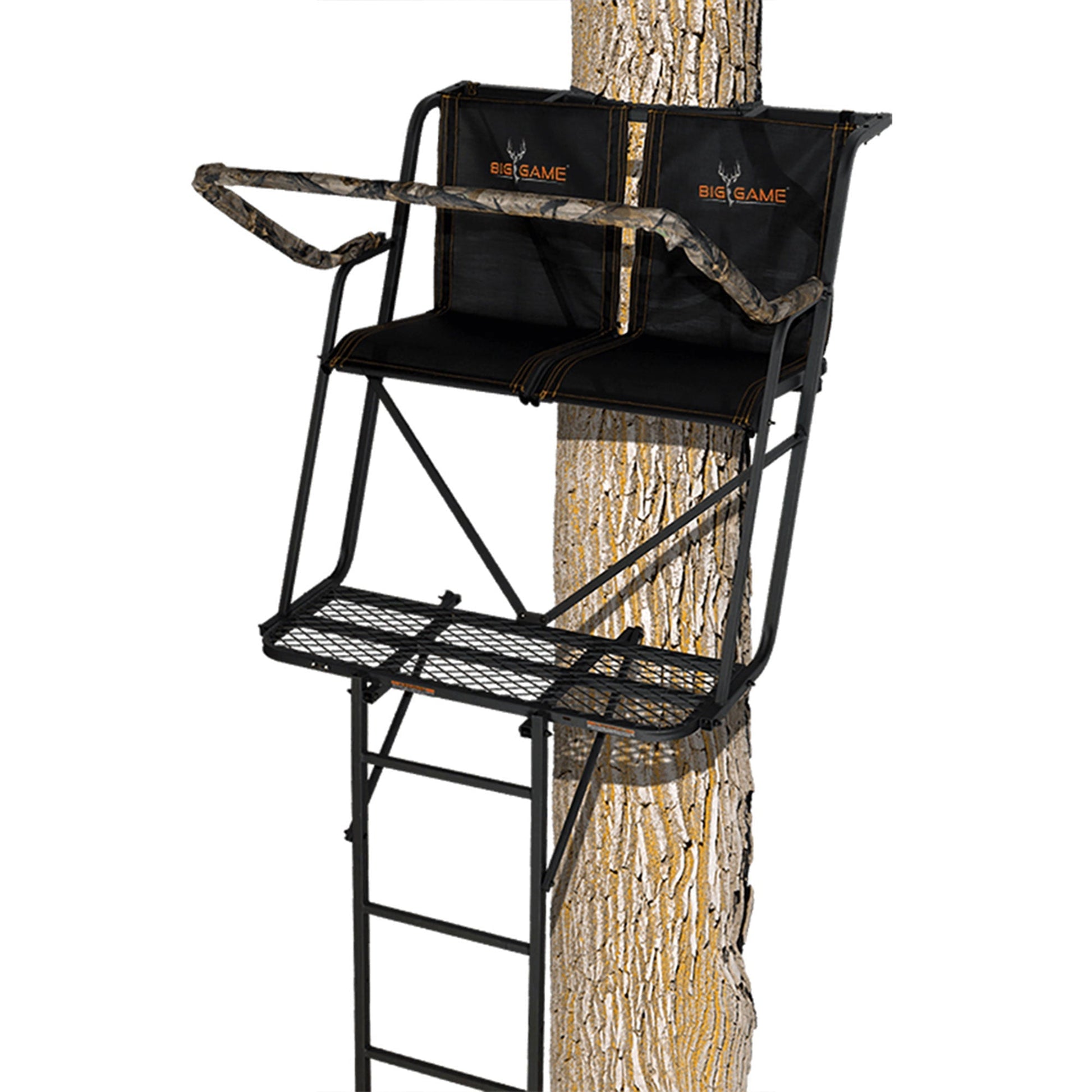 Big Game The Big Buddy Deer Hunting Ladder Climbing Tree Stand w/Flex - Tek Seat - Angler's Pro Tackle & Outdoors