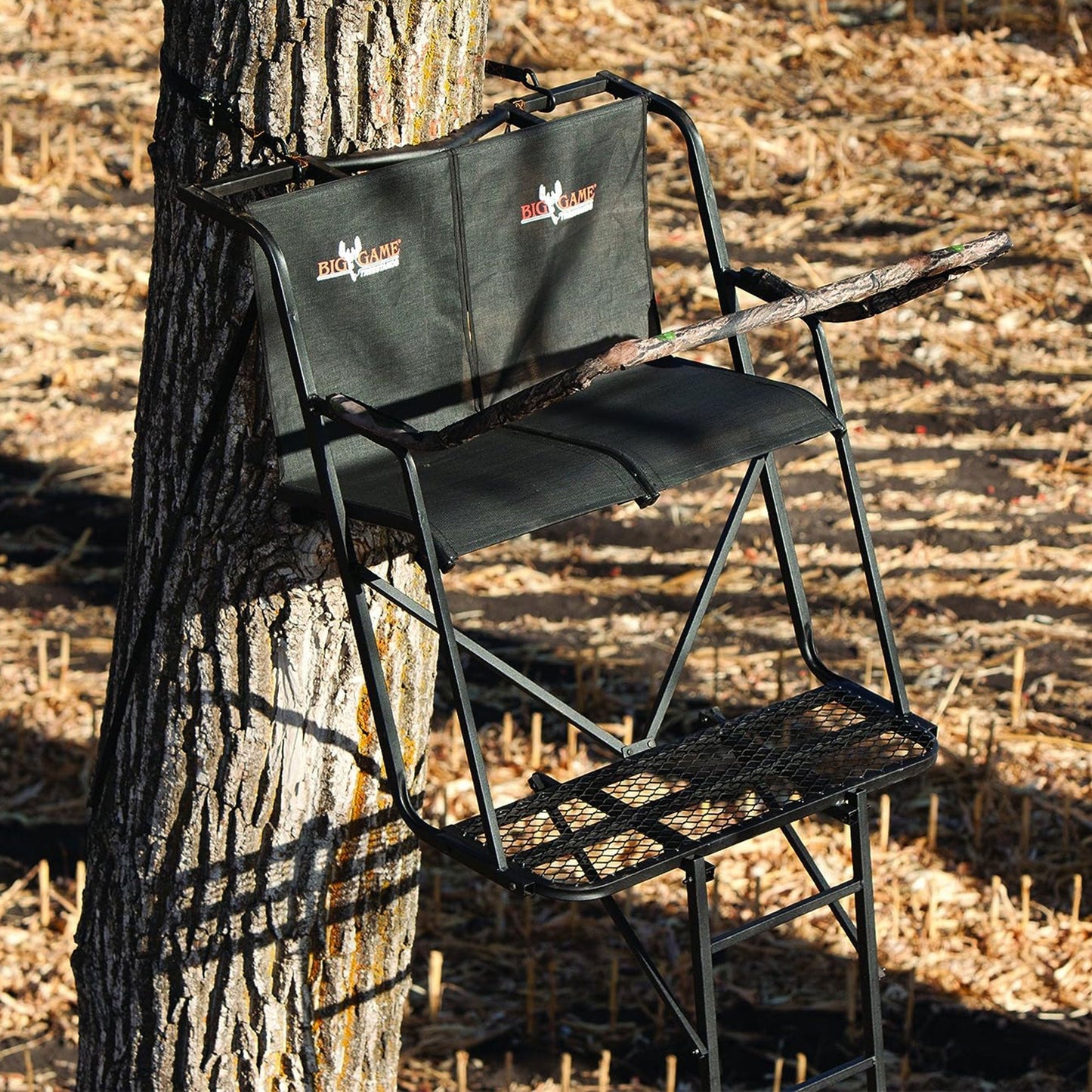 Big Game The Big Buddy Deer Hunting Ladder Climbing Tree Stand w/Flex - Tek Seat - Angler's Pro Tackle & Outdoors