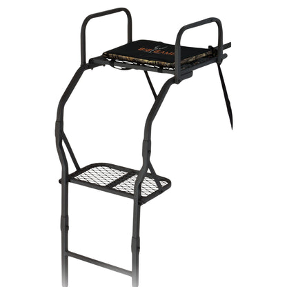 Big Game The Warrior Pro 1 Person Deer Hunting Ladder Climbing Tree Stand, Black - Angler's Pro Tackle & Outdoors