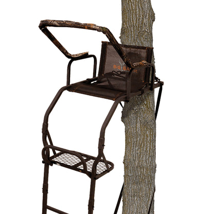 Big Game Warrior DXT 17 Foot 1 Person Deer Hunting Ladder Climbing Tree Stand - Angler's Pro Tackle & Outdoors