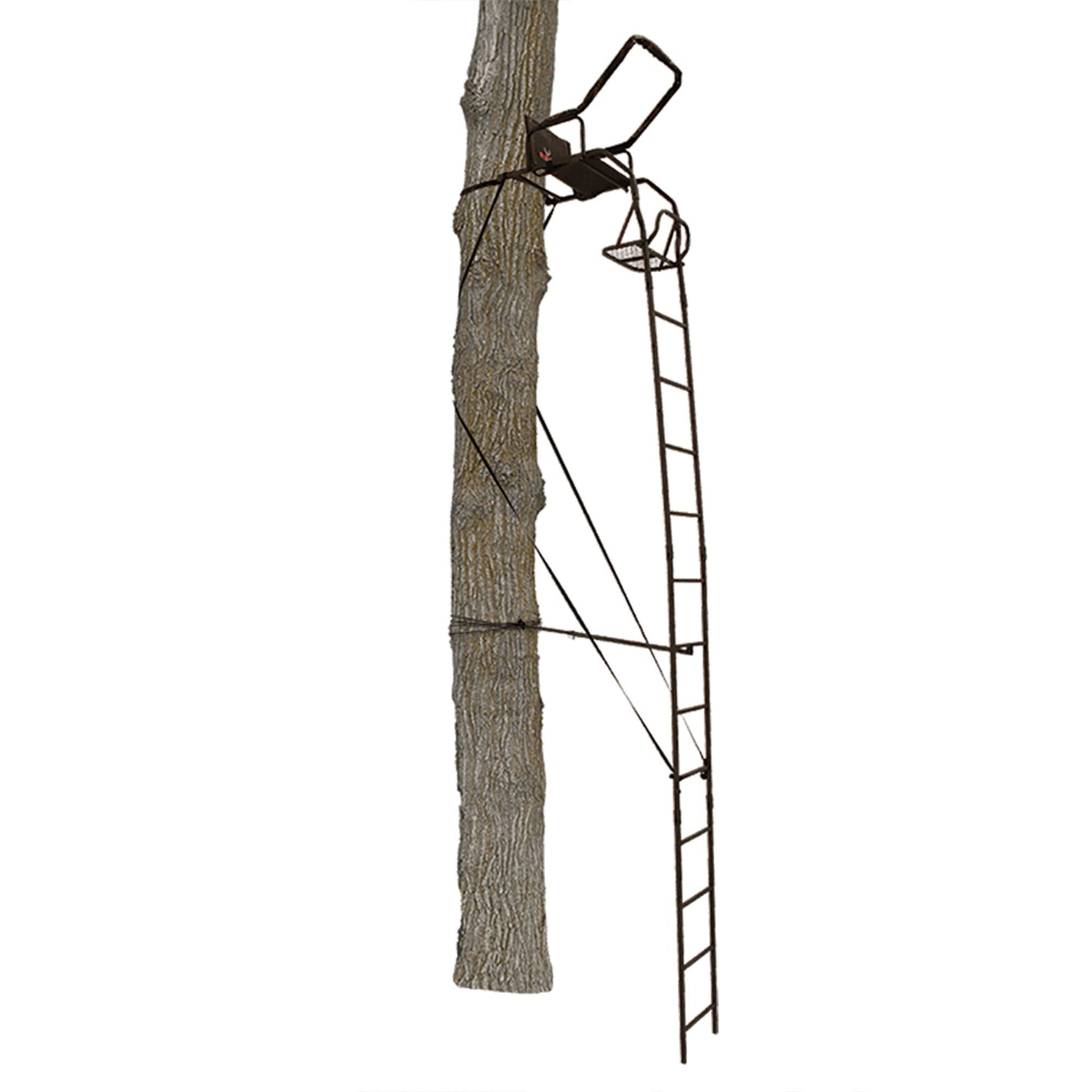 Big Game Warrior DXT 17 Foot 1 Person Deer Hunting Ladder Climbing Tree Stand - Angler's Pro Tackle & Outdoors