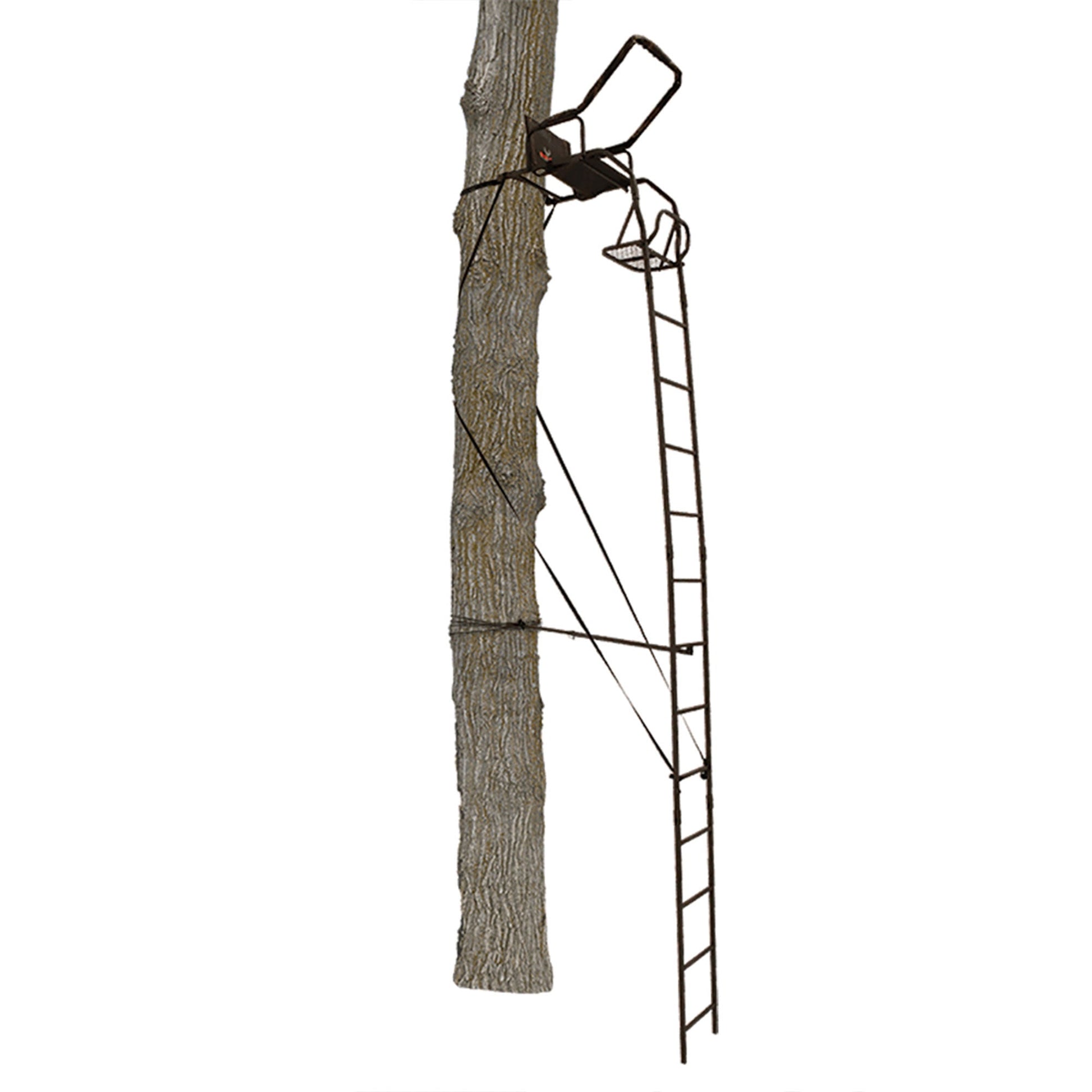 Big Game Warrior DXT 17 Foot 1 Person Deer Hunting Ladder Climbing Tree Stand - Angler's Pro Tackle & Outdoors