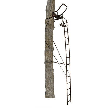 Big Game Warrior DXT 17 Foot 1 Person Deer Hunting Ladder Climbing Tree Stand - Angler's Pro Tackle & Outdoors