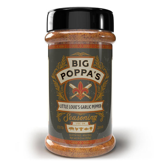 Big Poppa's Little Louie's Garlic Pepper Seasoning - 14.5oz - Angler's Pro Tackle & Outdoors