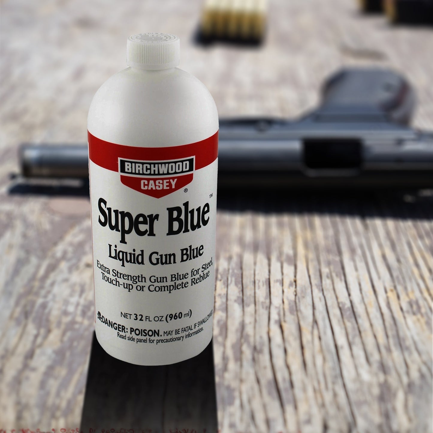 Birchwood Casey Super Blue Double Strength Liquid Gun Blue, 32 Fluid Ounces - Angler's Pro Tackle & Outdoors