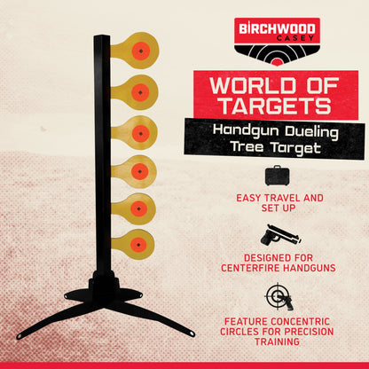 Birchwood Casey World of Targets 49in Handgun Dueling Tree Steel Shooting Target - Angler's Pro Tackle & Outdoors