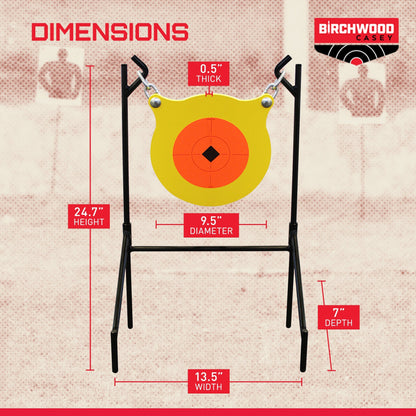 Birchwood Casey World of Targets Boomslang AR500 Centerfire Shooting Target Gong - Angler's Pro Tackle & Outdoors