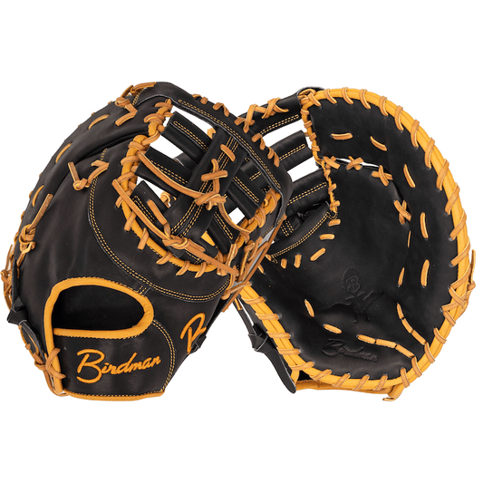 Birdman Kip 13" Black/Tan First Base Mitt - Angler's Pro Tackle & Outdoors