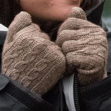 The Buffalo Wool Co. Pro Gear Cabled Ladies Gloves