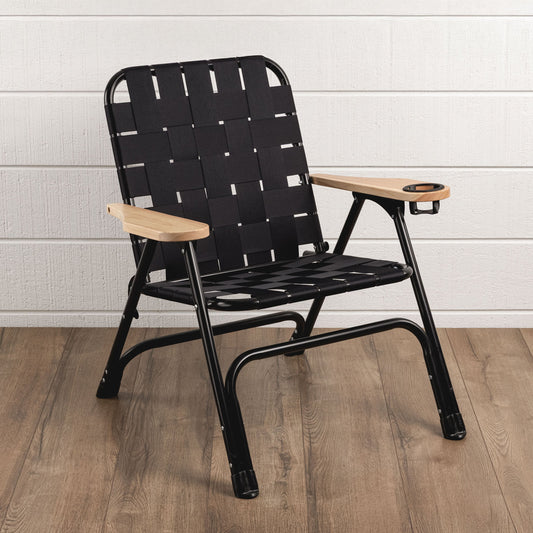 Picnic Time Lux Woven Camp Chair