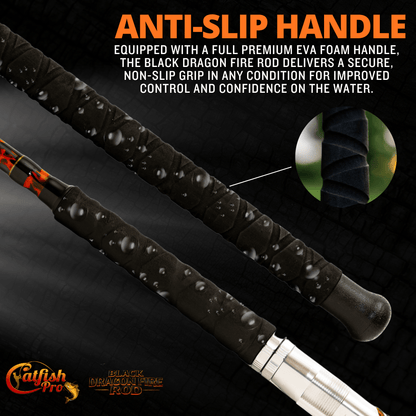 Catfish Pro Black Dragon Fire Casting Rod