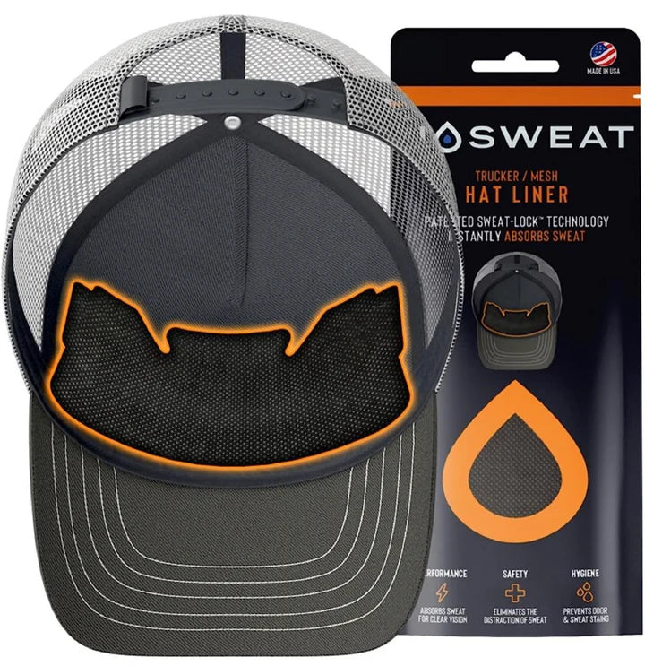 NoSweat Hat Liners - Patented SweatLock™ For All Hat Types