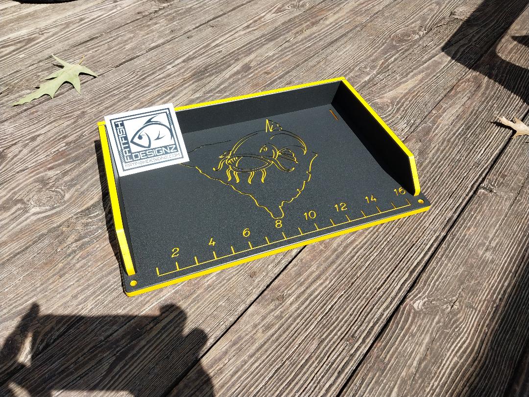 Fat Fish Designz Cutting Board w/ Your State and fish head