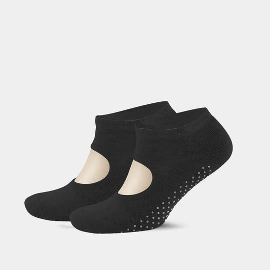 GoWith Women's Non Slip No Show Grip Socks for Yoga & Pilates