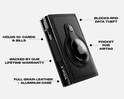 TITAN X Airtag Trifold Edition