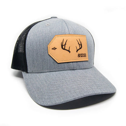 Hooked & Tagged  - Buck Antler Patch Hat