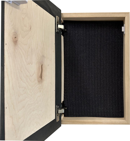 Bellewood Designs - Hidden Gun Safe Black Horse Wall Art Decoration