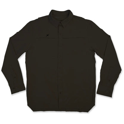 Xotic - Long Sleeve Solid Lifestyle Button Down w/ REPEL-X