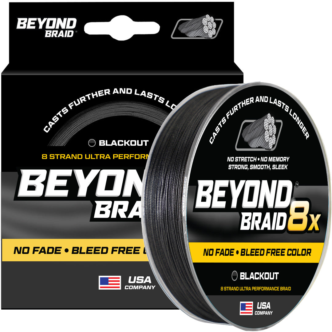 Beyond Braid - Blackout 8X NO FADE BRAID - Ultra Performance 8 Strand