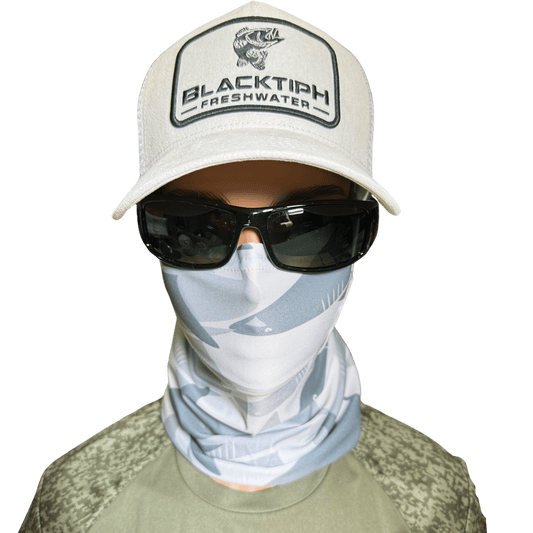 BlacktipH Gray Performance Face Shield - Angler's Pro Tackle & Outdoors