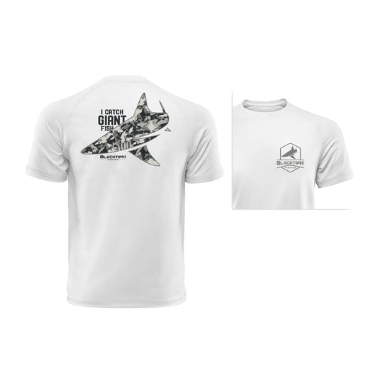 BlacktipH "I Catch Giant Fish" with Polyblend Fabric Lifestyle T-Shirt - Angler's Pro Tackle & Outdoors