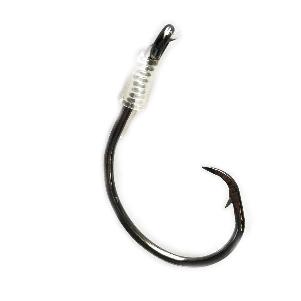 BlacktipH Live Bait Rigs with 5/0 Black Nickel Circle Hook and Premium Rosco Swivel - Small 5 Pack - Angler's Pro Tackle & Outdoors