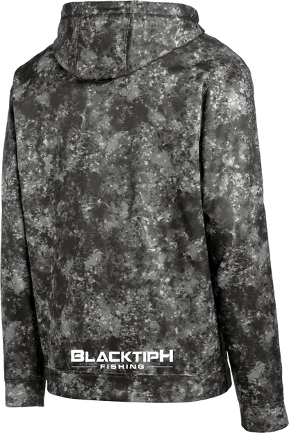 BlacktipH Mineral Freeze Fleece Hooded Pullover - Black - Angler's Pro Tackle & Outdoors