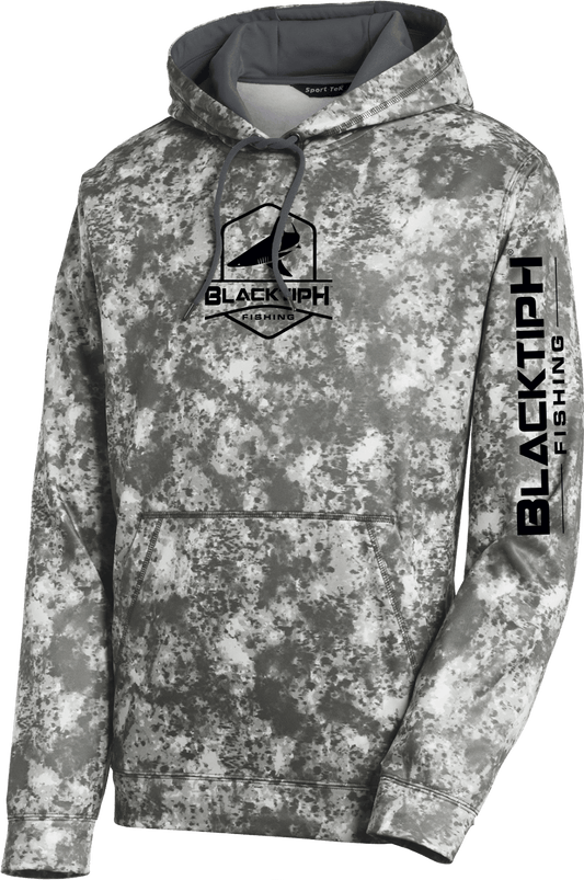 BlacktipH Mineral Freeze Fleece Hooded Pullover - Dark Smoke Grey - Angler's Pro Tackle & Outdoors