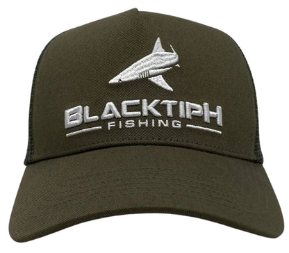 BlacktipH Moss Green Embroidered Snapback 2.0 - Angler's Pro Tackle & Outdoors