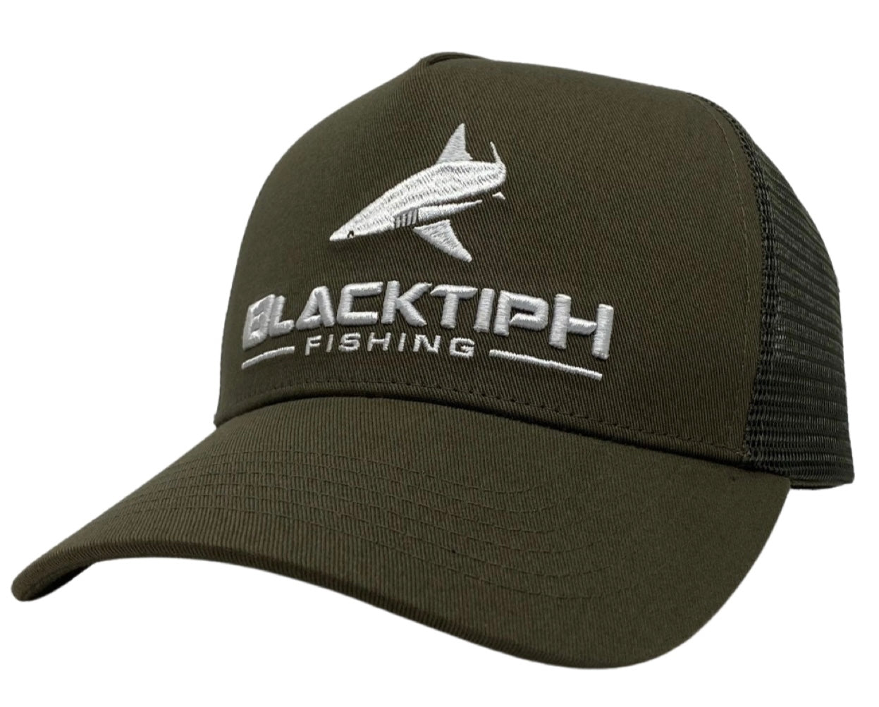 BlacktipH Moss Green Embroidered Snapback 2.0 - Angler's Pro Tackle & Outdoors