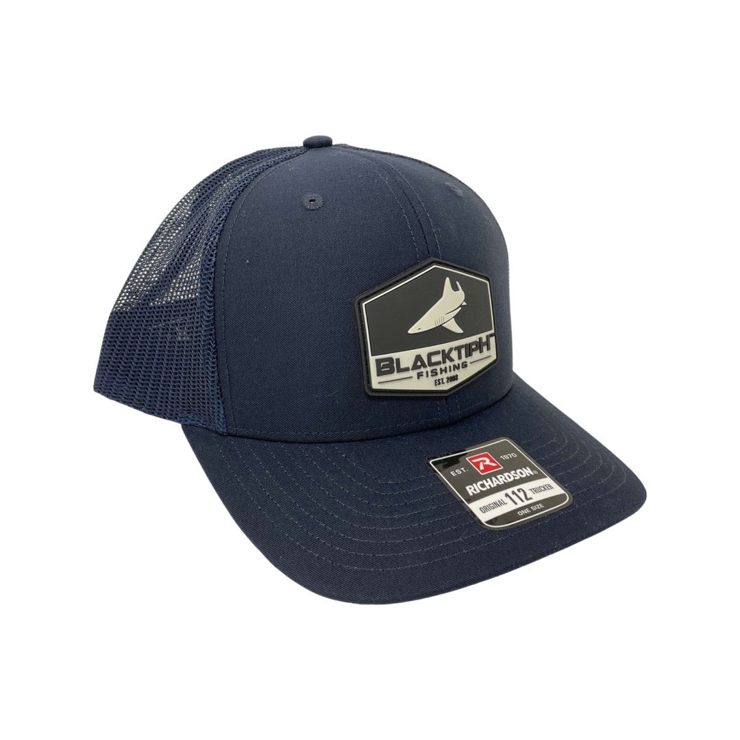 BlacktipH Navy Snapback Hat - Angler's Pro Tackle & Outdoors