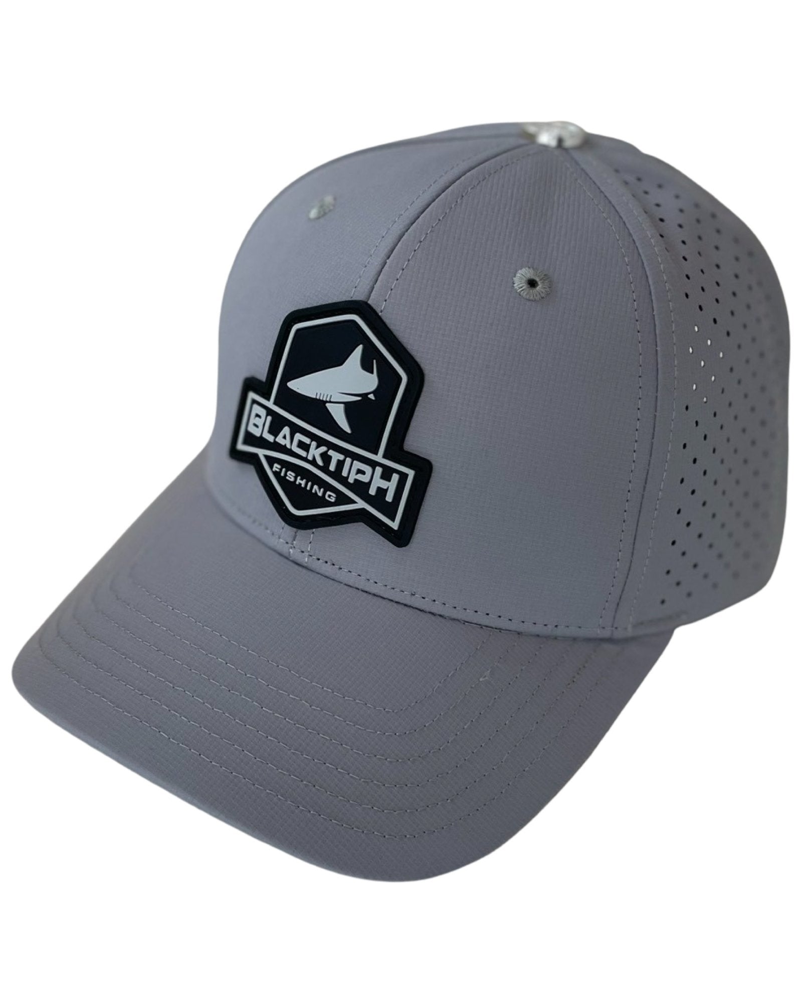 BlacktipH PVC Grey Performance Snapback Hat - Angler's Pro Tackle & Outdoors