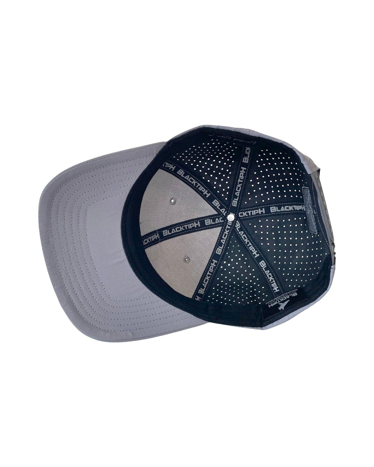 BlacktipH PVC Grey Performance Snapback Hat - Angler's Pro Tackle & Outdoors