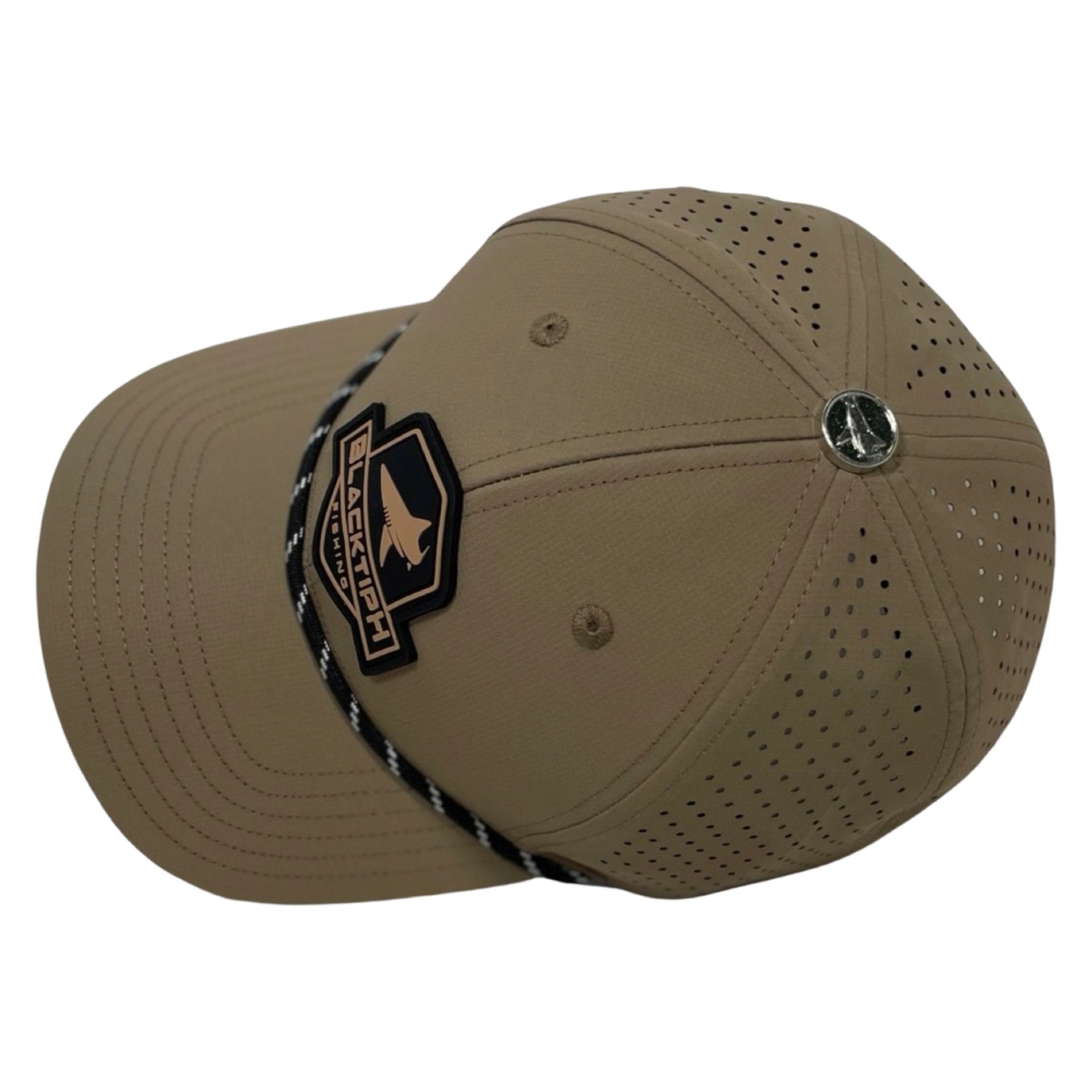 BlacktipH PVC Khaki Performance Snapback Hat - Angler's Pro Tackle & Outdoors