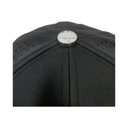 BlacktipH PVC Midnight Black Performance Snapback Hat - Angler's Pro Tackle & Outdoors