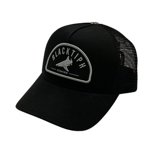 BlacktipH Snapback Hat with New Patch in Black and White - Angler's Pro Tackle & Outdoors