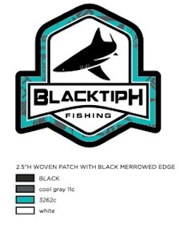 BlacktipH Straw Hat - Turquoise Blue - Black - Angler's Pro Tackle & Outdoors