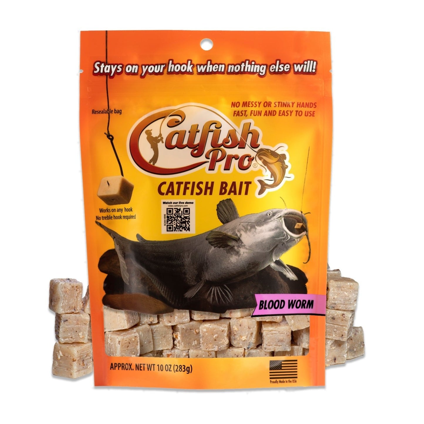 Catfish Pro Blood Worm Catfish Bait