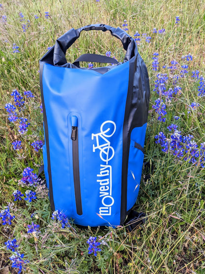 Moved By Bikes Dry Bag Backpack