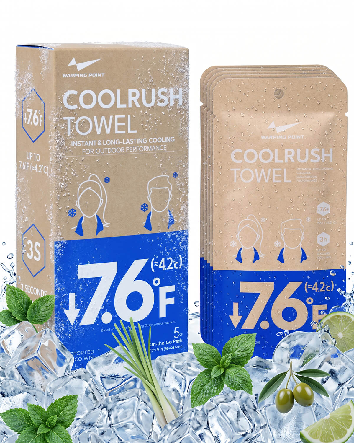 Warping Point CoolRush Towel