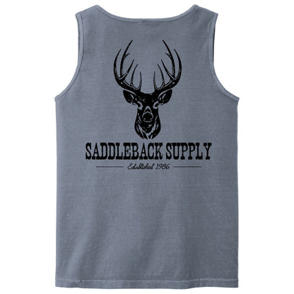 Saddleback Deer Hunting Pigment Tank Top