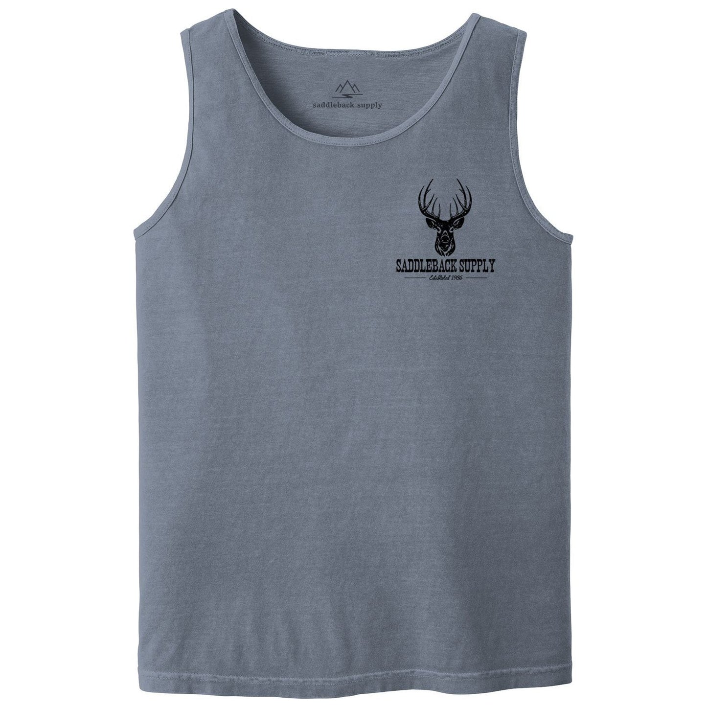Saddleback Deer Hunting Pigment Tank Top
