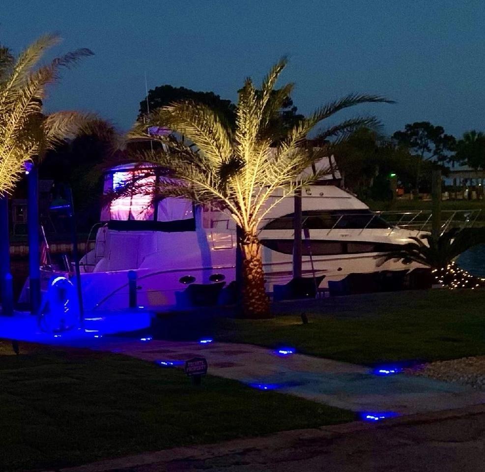 Under Water Green Fishing Lights Solar Dock Lights