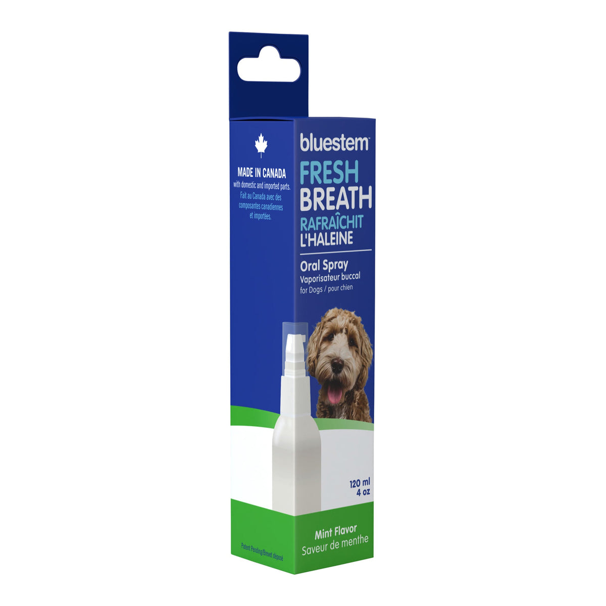 Bluestem Oral Care Dog Spray, Mint, 4 fl oz