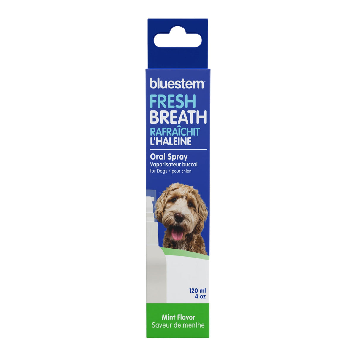 Bluestem Oral Care Dog Spray, Mint, 4 fl oz