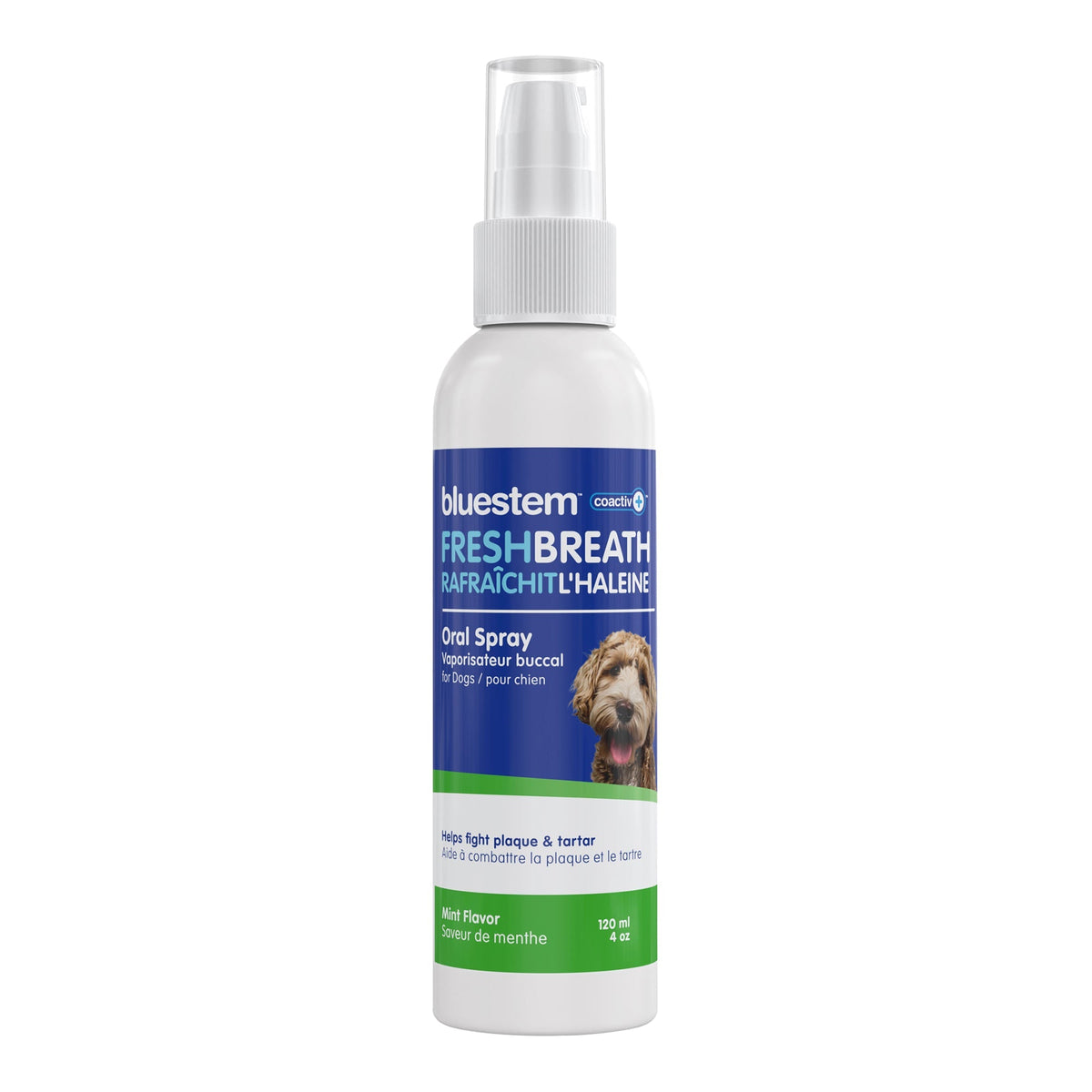 Bluestem Oral Care Dog Spray, Mint, 4 fl oz