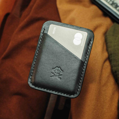 Pirate Goods Slim Leather Wallet - Boatswain v3 | Minimalist Card Holder | EDC