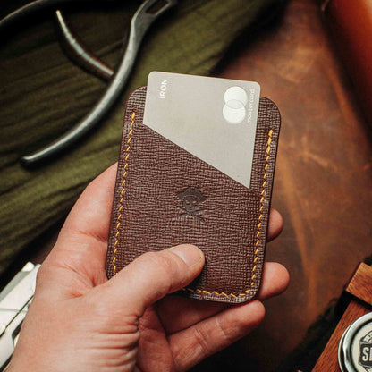 Pirate Goods Minimalist Leather Wallet - Boatswain v4 | Slim Card Holder | EDC