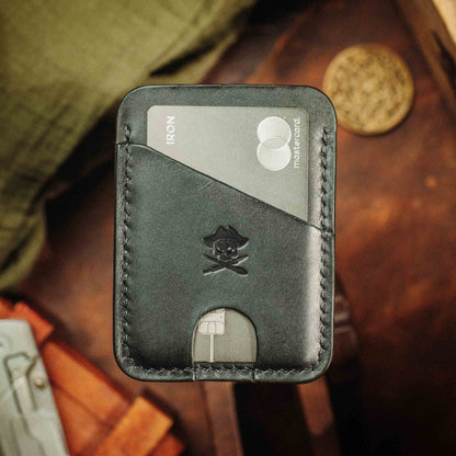 Pirate Goods Minimalist Leather Wallet - Boatswain v4 | Slim Card Holder | EDC