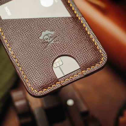 Pirate Goods Minimalist Leather Wallet - Boatswain v4 | Slim Card Holder | EDC
